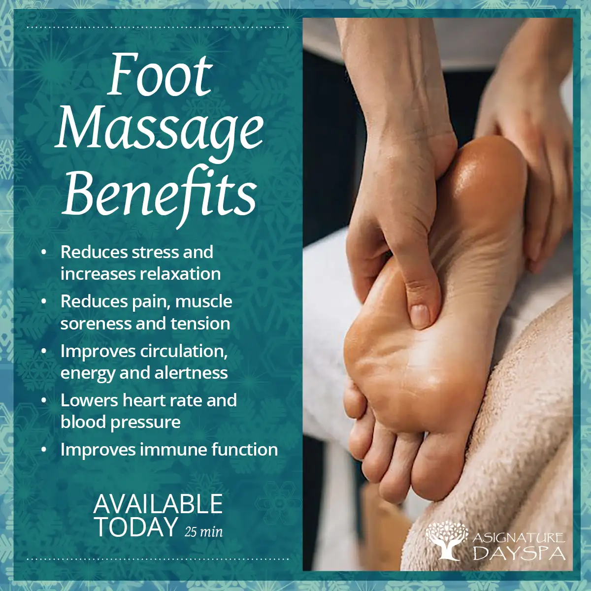 Foot massage benefits